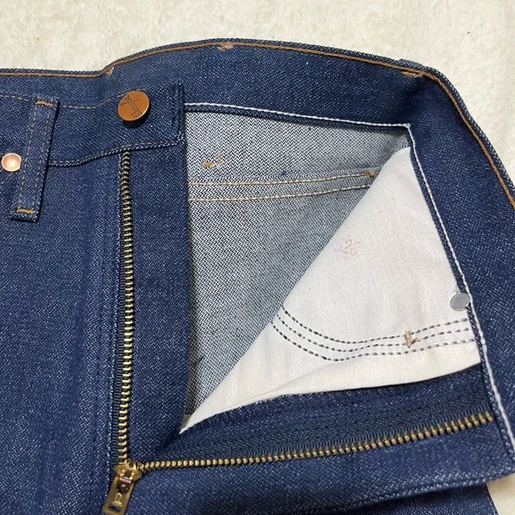 wrangler vintage 90s cowboy cut 936 slim fit denim jean - Picture 5 of 11